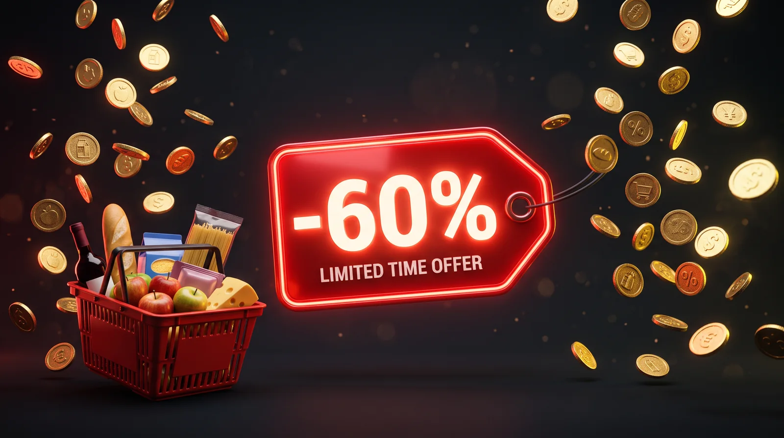 Красный ценник — скидки от 55%